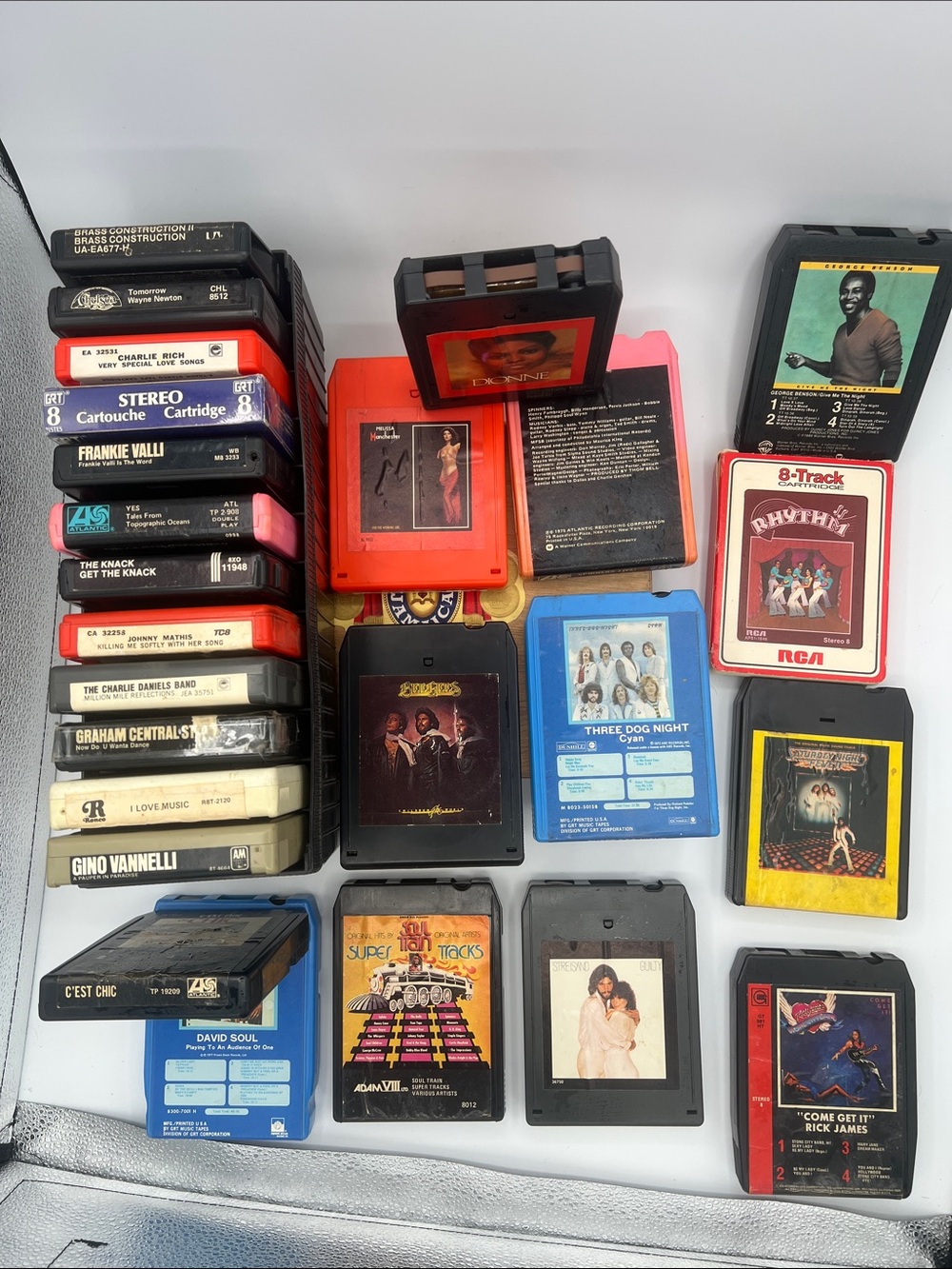 Mixed Vintage 8-Track Tape Lot Collection